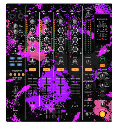 Pioneer DJ DJM 800 Skin Conflict Purple